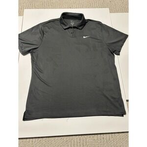 Men's Nike Dri-Fit short sleeve polo camo gray XXL